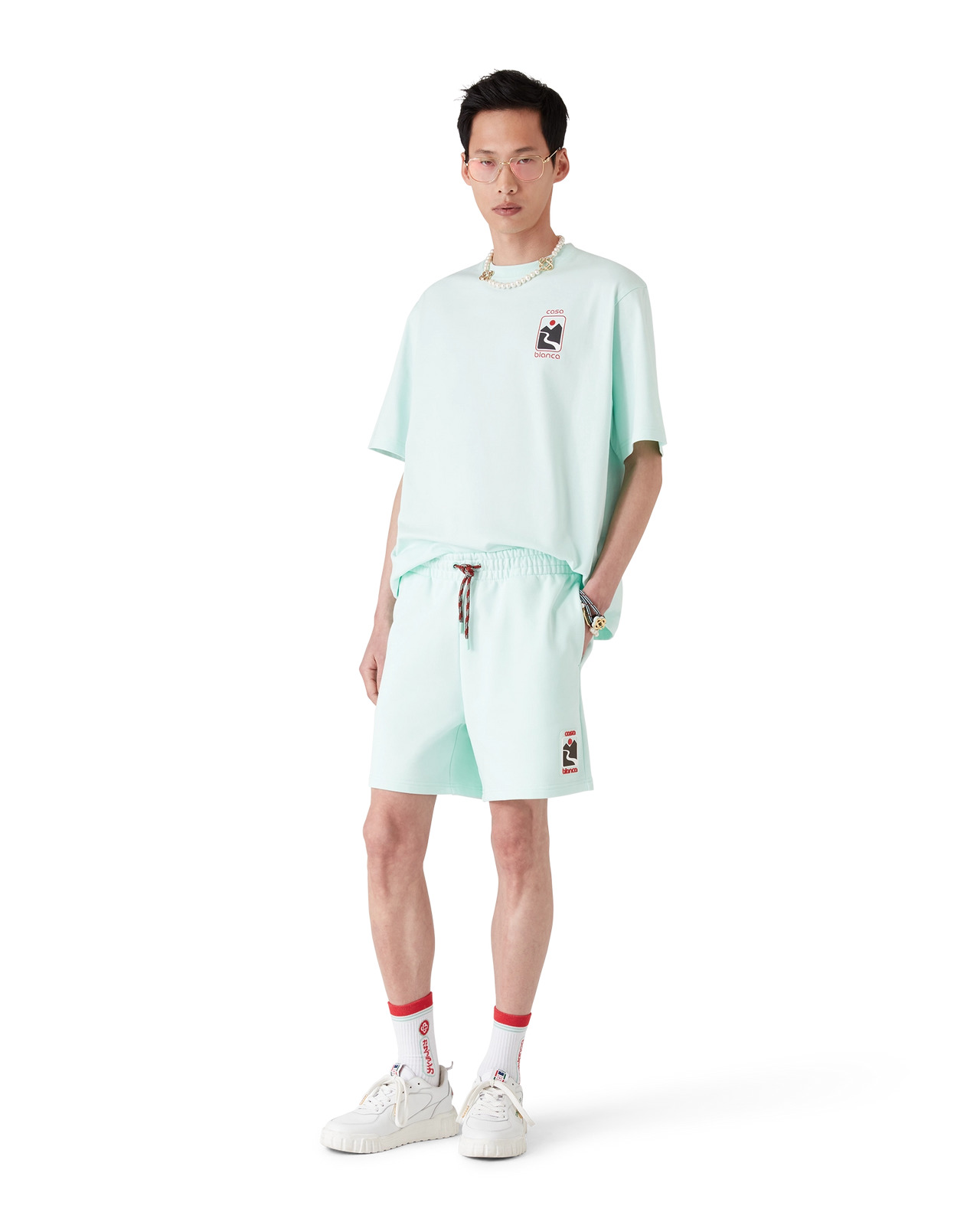 Sunset Valley Sweatshorts | Casablanca Paris - 2