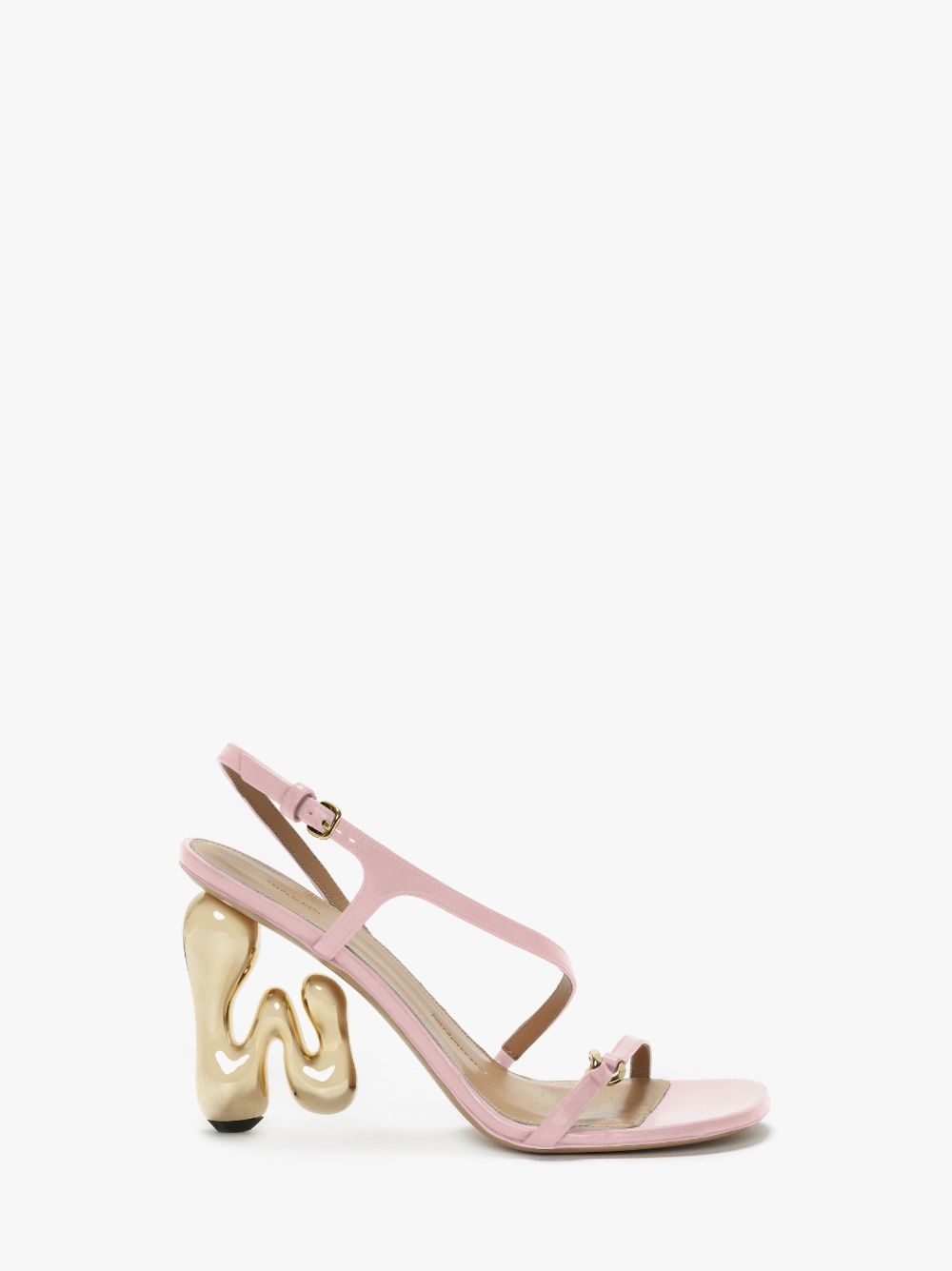 JW BUBBLE HEEL LEATHER SANDALS - 1