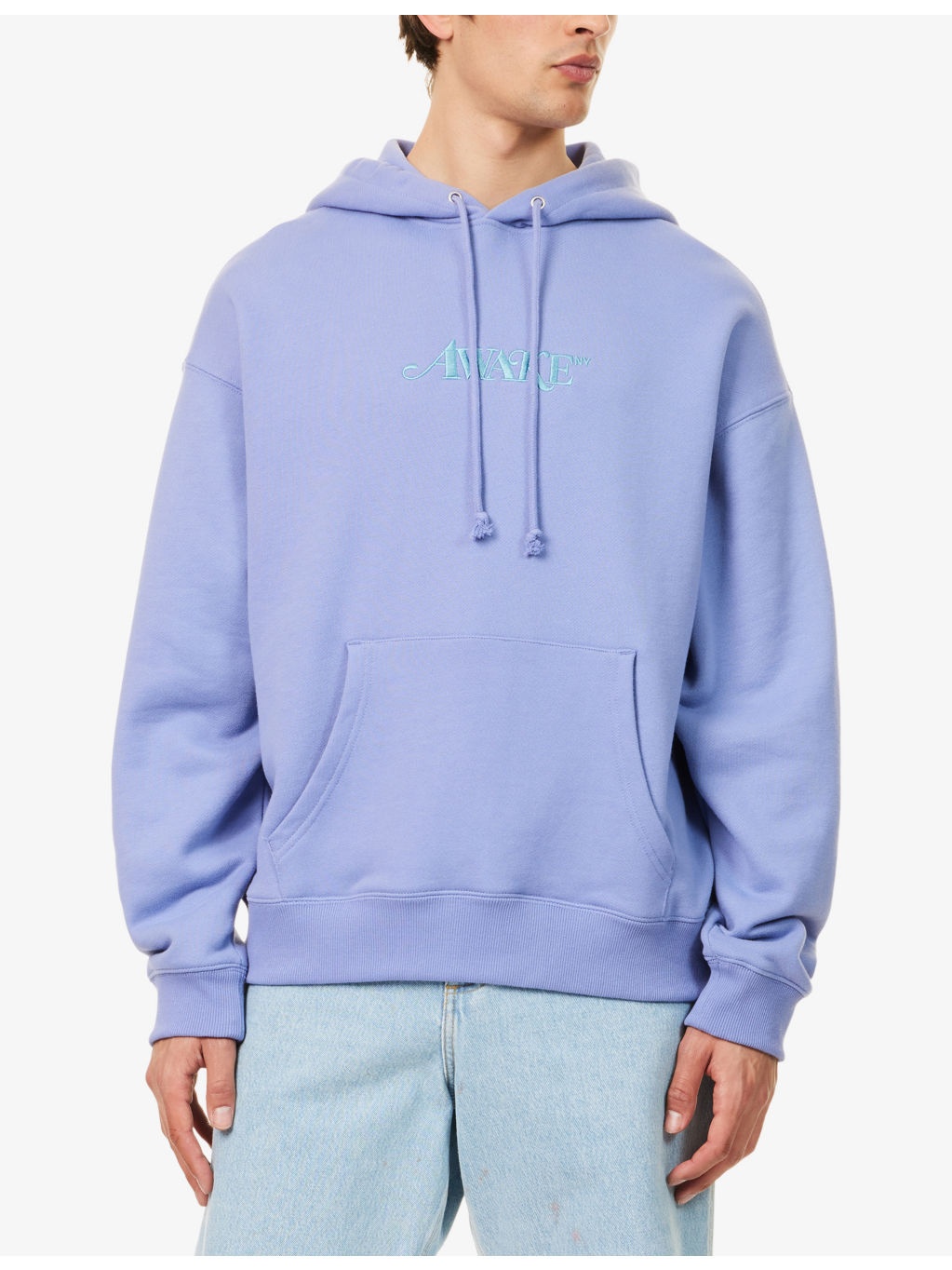 Classic Logo Kangaroo-Pocket Cotton-Jersey Hoody - 3