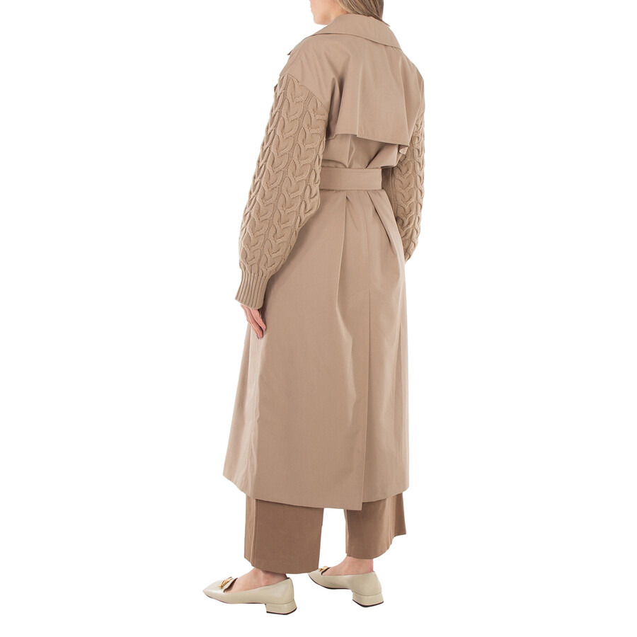 Max Mara Cicladi Water-Repellent Gabardine Trench Coat - 4
