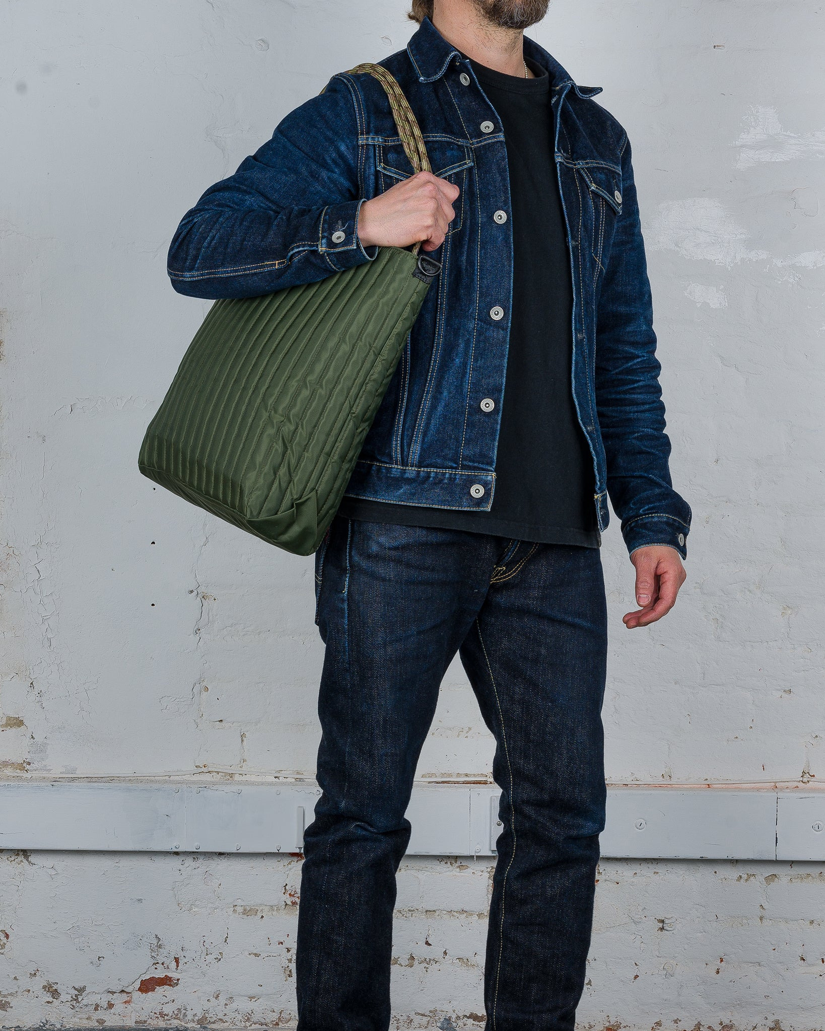 OGL-ORI-MILLIE-UTIL-GRN OGL Originale Tech Material Millie Utility Tote Bag - Green - 2