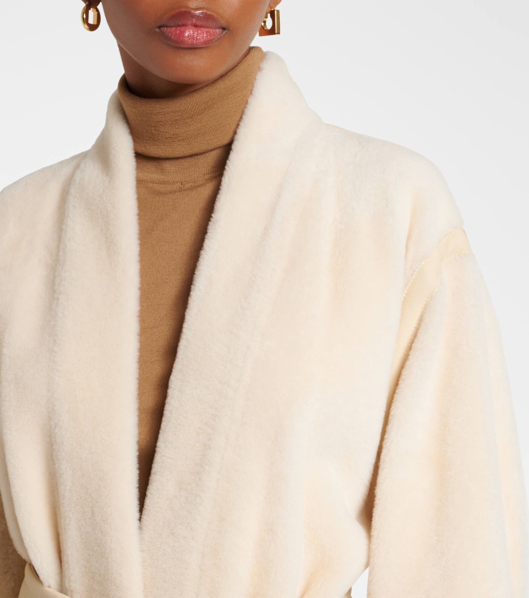 Glassa shearling coat - 4