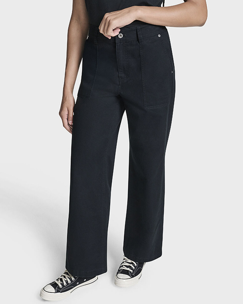 Wide Leg Harbor Twill Pants 1