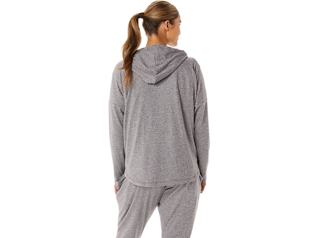 WOMEN'S SOFT STRETCH KNIT FULL ZIP HOODIE - 2