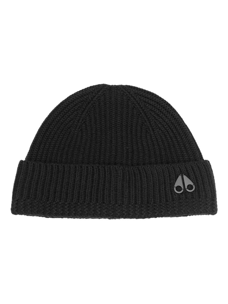 ribbed-knit wool beanie 1