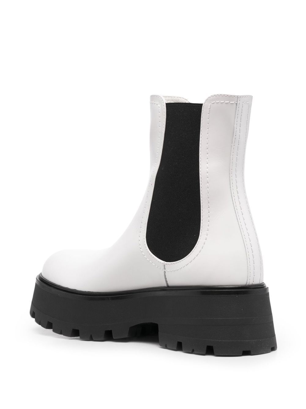 chunky-sole leather boots - 3