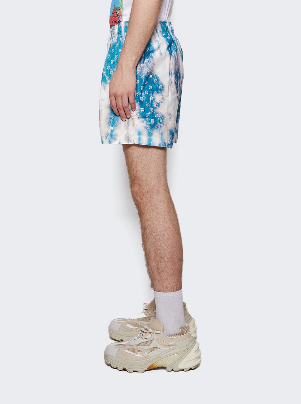 Bleached MA Paisley Swim Shorts Blue - 4