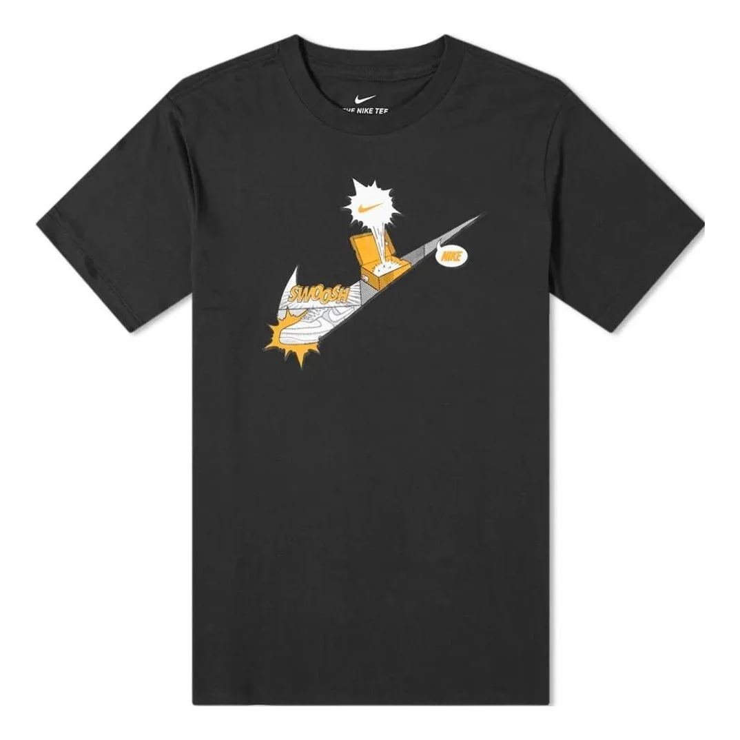 Nike Manga Swoosh T-Shirt 'Black' CT6523-010 - 1