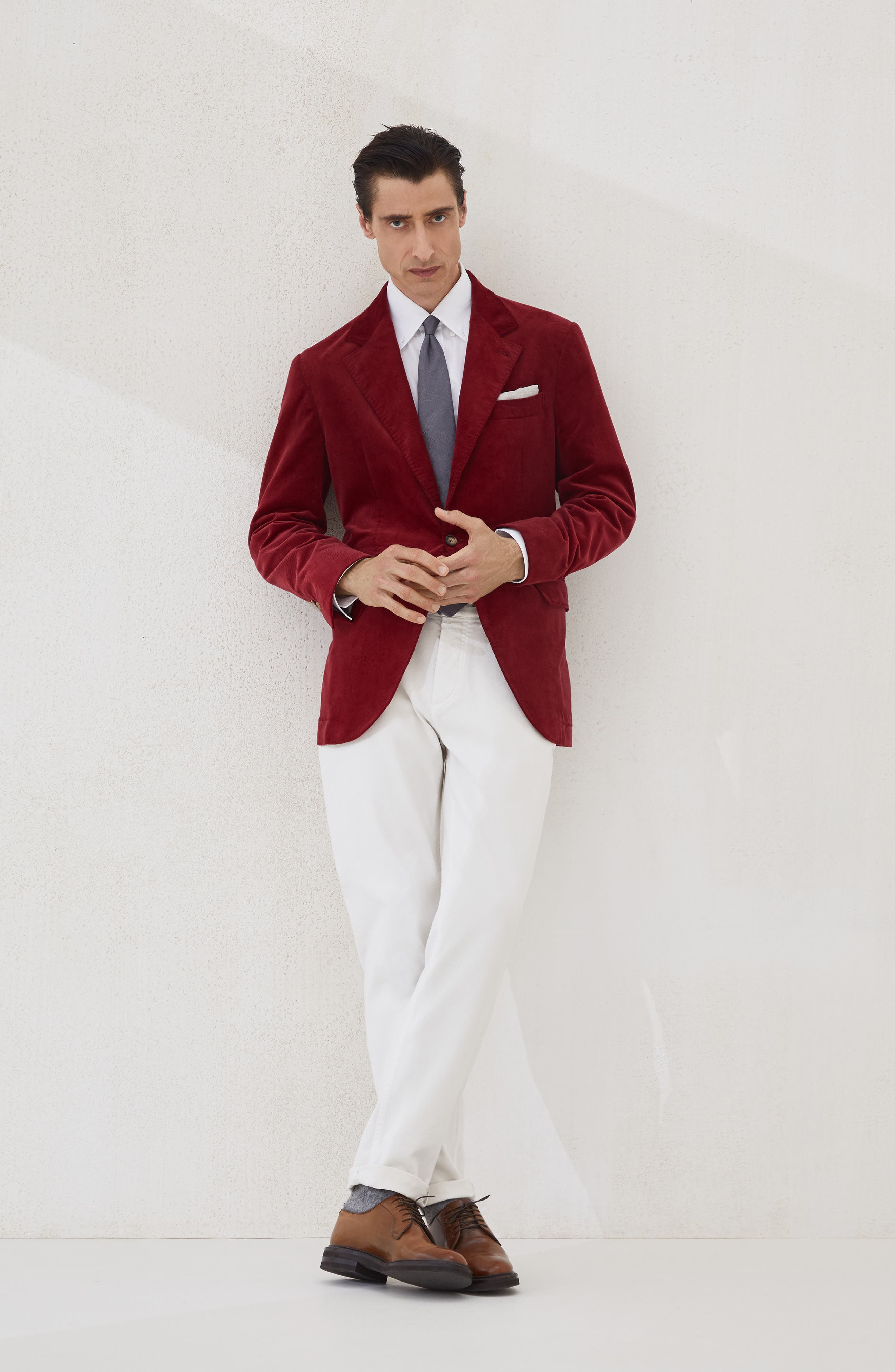 Brunello Cucinelli Velvet blazer in Purple-Red at Nordstrom - 6