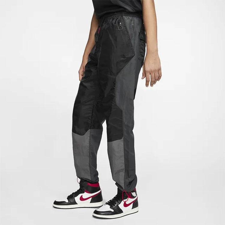 Air Jordan x OFF-WHITE Crossover Knitted Nylon Sports Long Pants Asia Edition Black CV0544-010 - 4