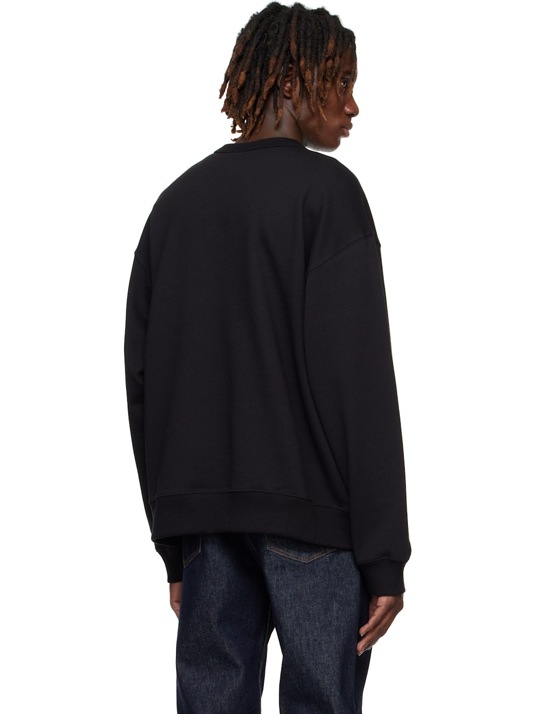Black Oversized Sweatshirt - 3