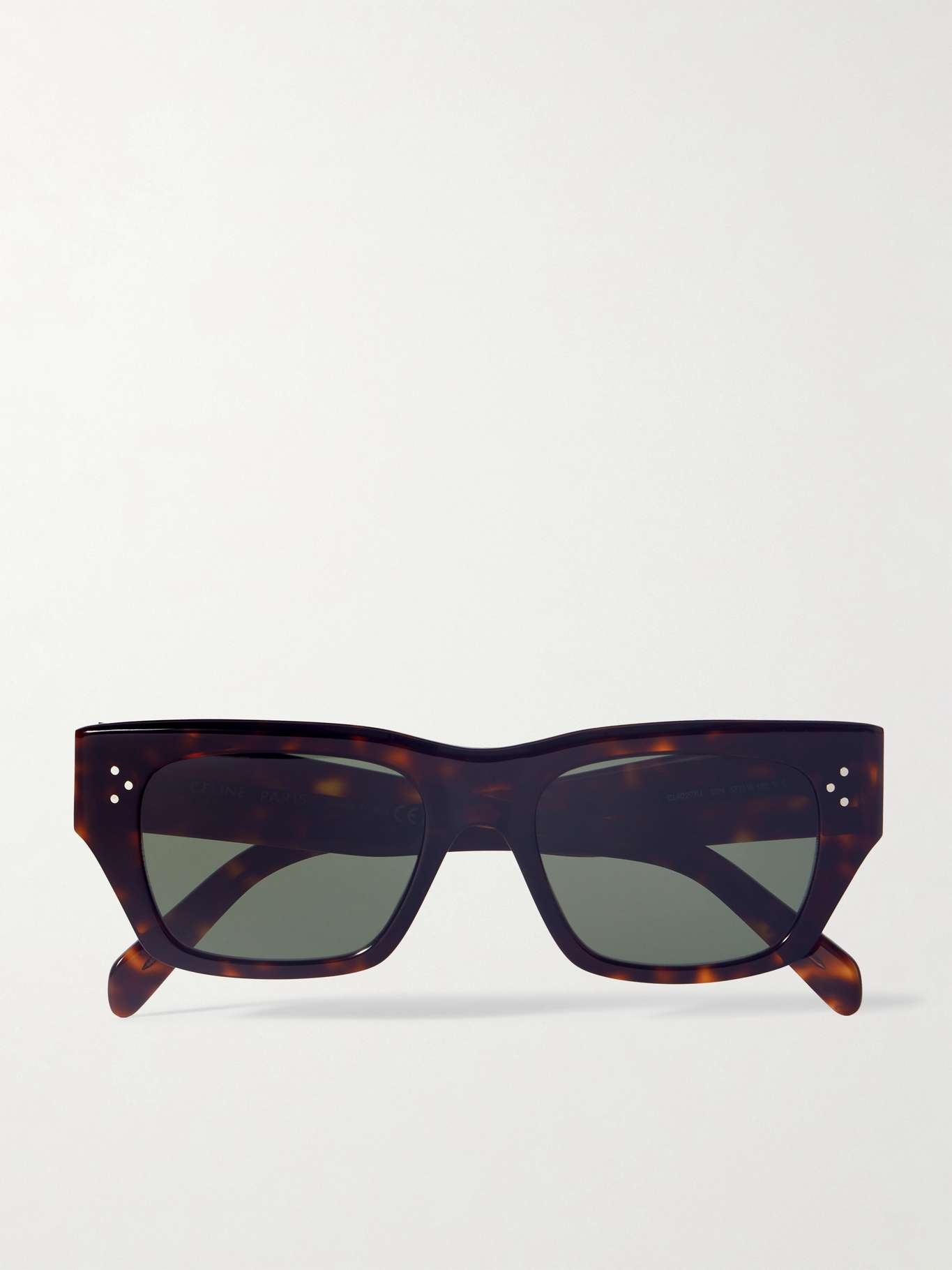 Square-frame tortoiseshell acetate sunglasses Tortoiseshell - 1