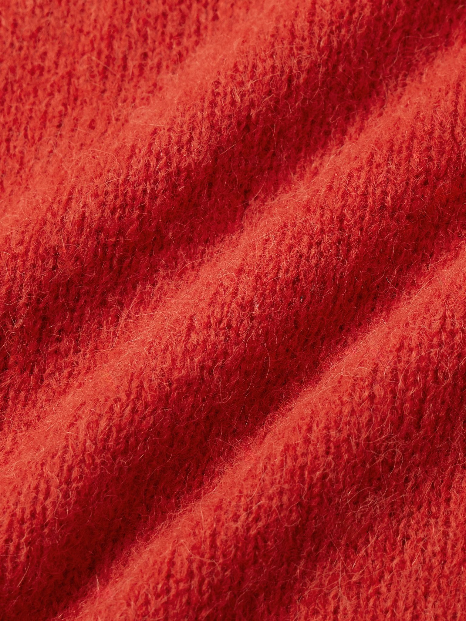 Tyler Alpaca-Blend Mock-Neck Sweater Red - 4