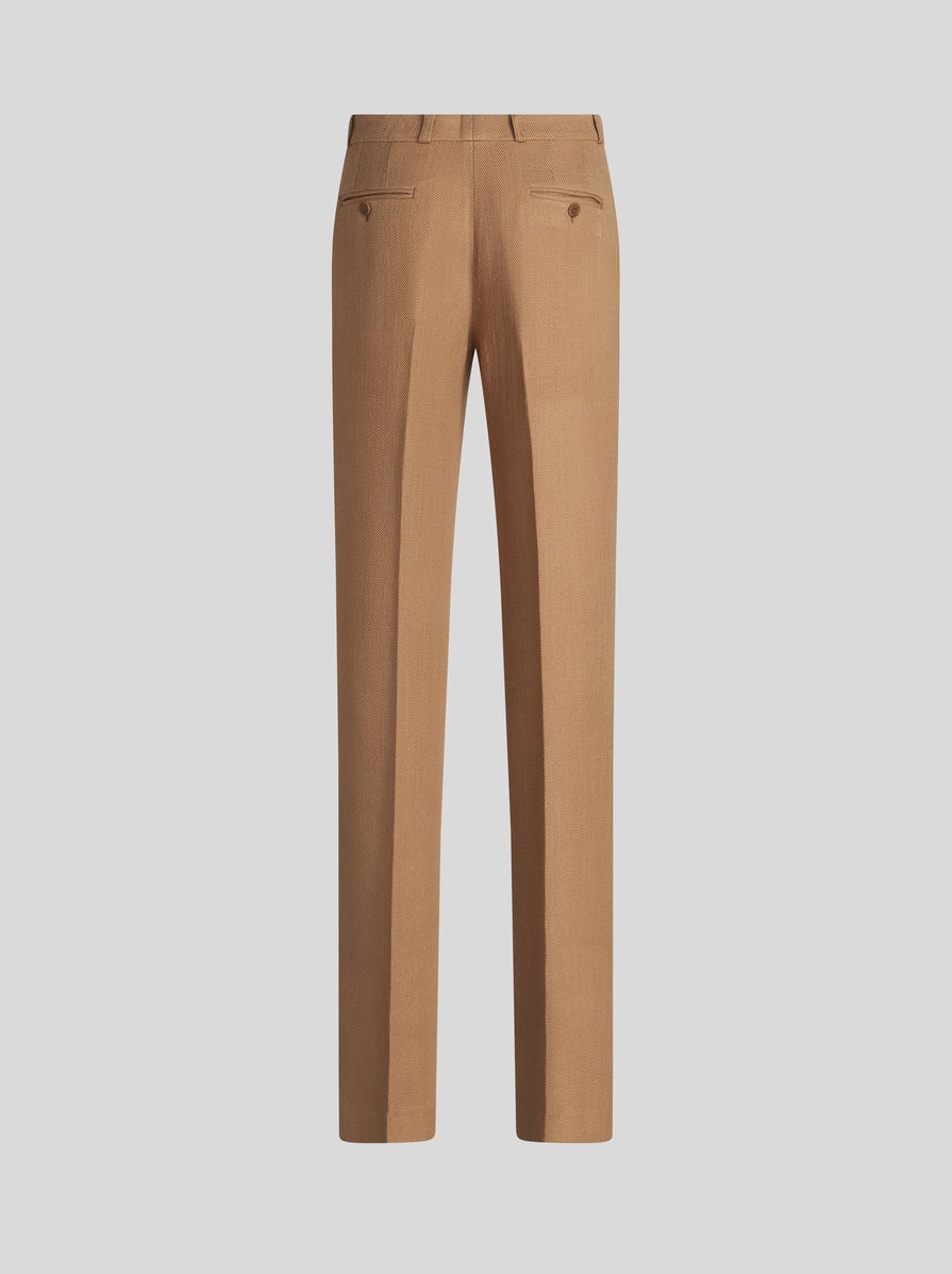 MIXED WOOL TROUSERS - 2