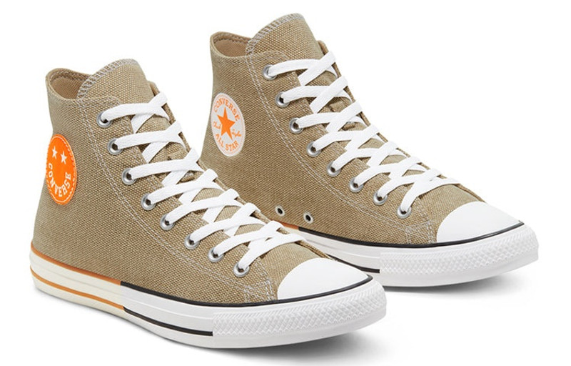 Converse Happy Camper Chuck Taylor All Star High Top 'Khaki Orange White' 167658C 3