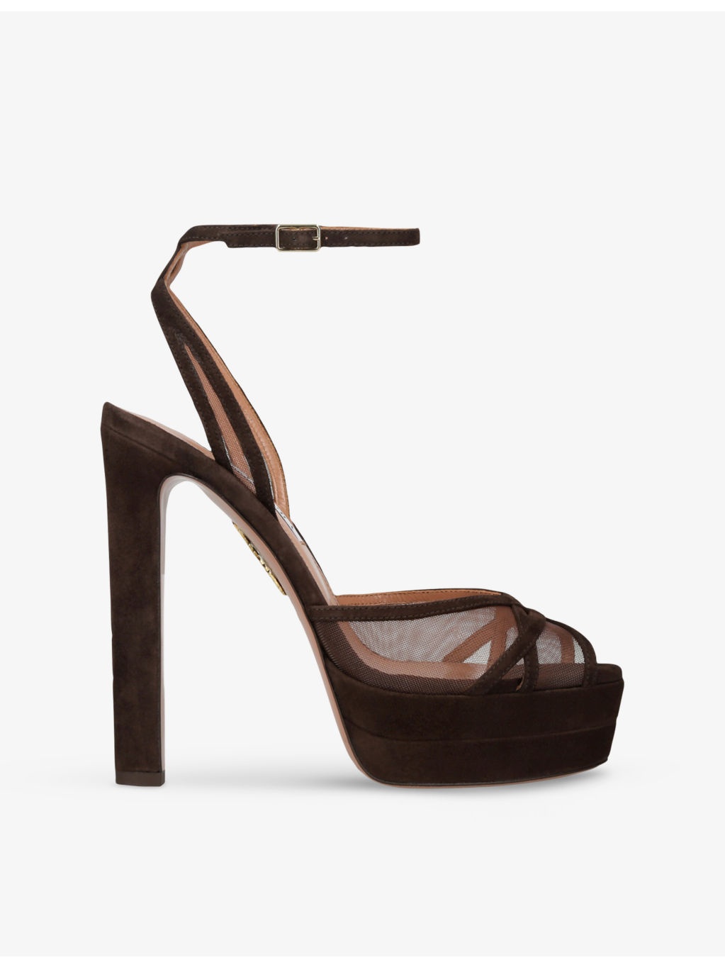 Shear Plateau 130 Suede Heeled Sandals - 1