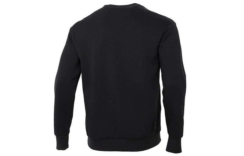 adidas adidas Wj Swt Logo Printing Sports Round Neck Pullover Black GP0918 outlook