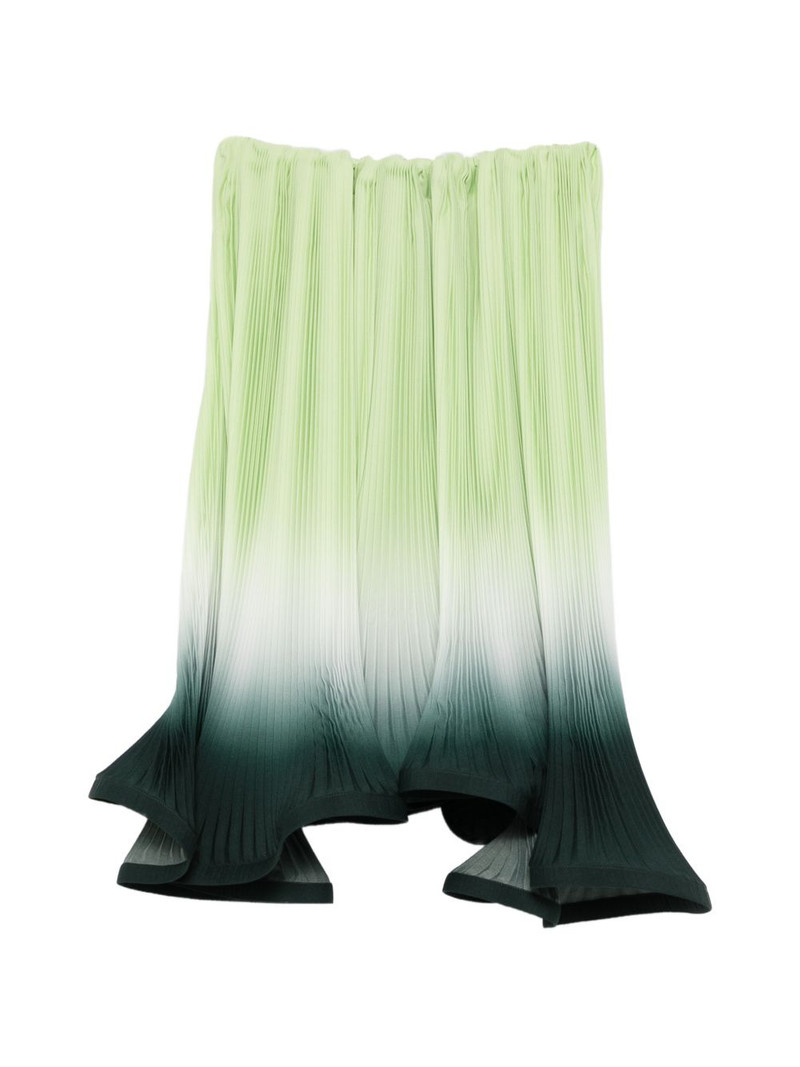 degradé-effect pleated skirt 1