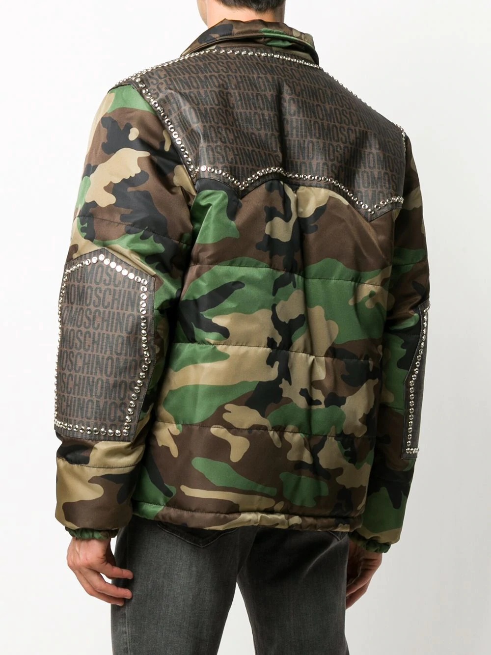 camouflage-print puffer jacket - 4