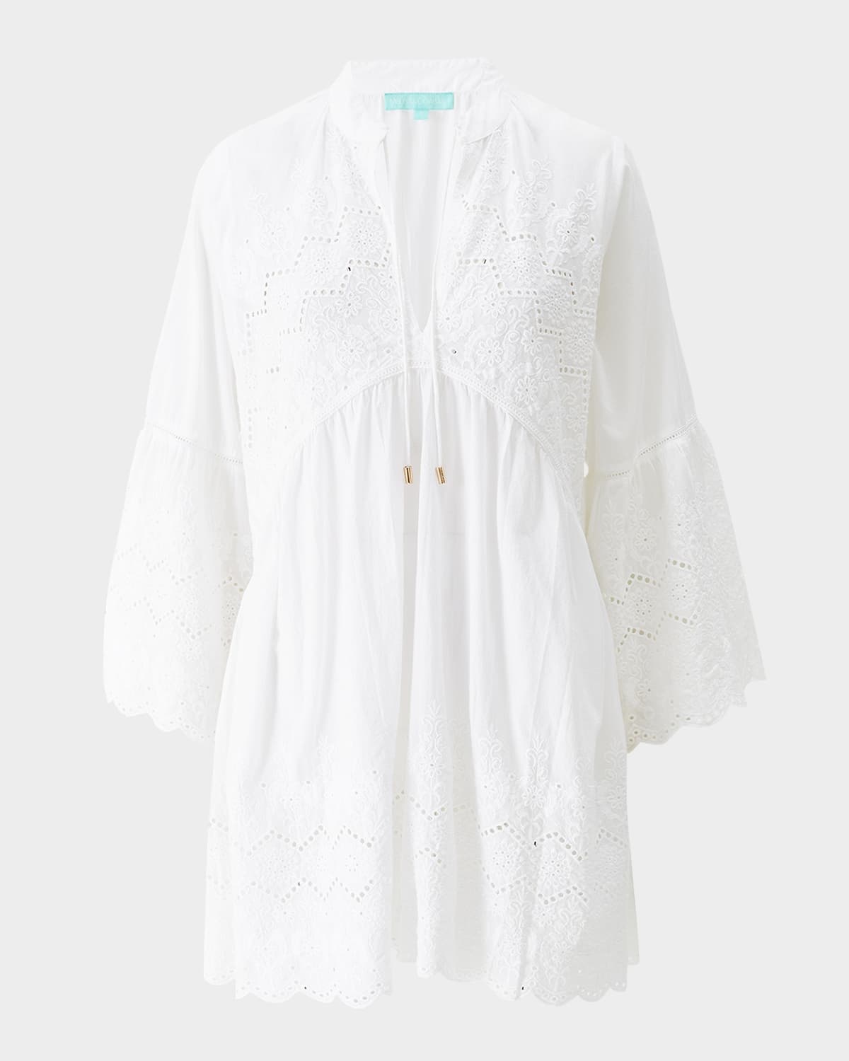 Sebenna Embroidered Sun Dress Coverup - 1