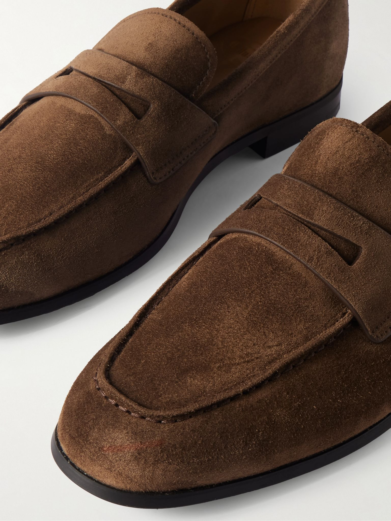 Milton Suede Loafers Brown - 5