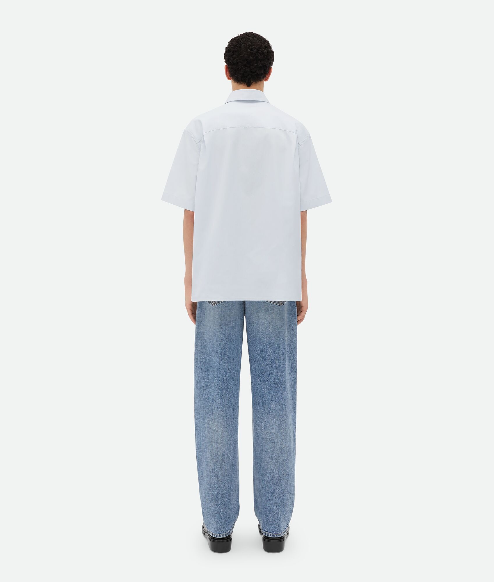 Short-Sleeved Cotton Canvas Shirt - 3