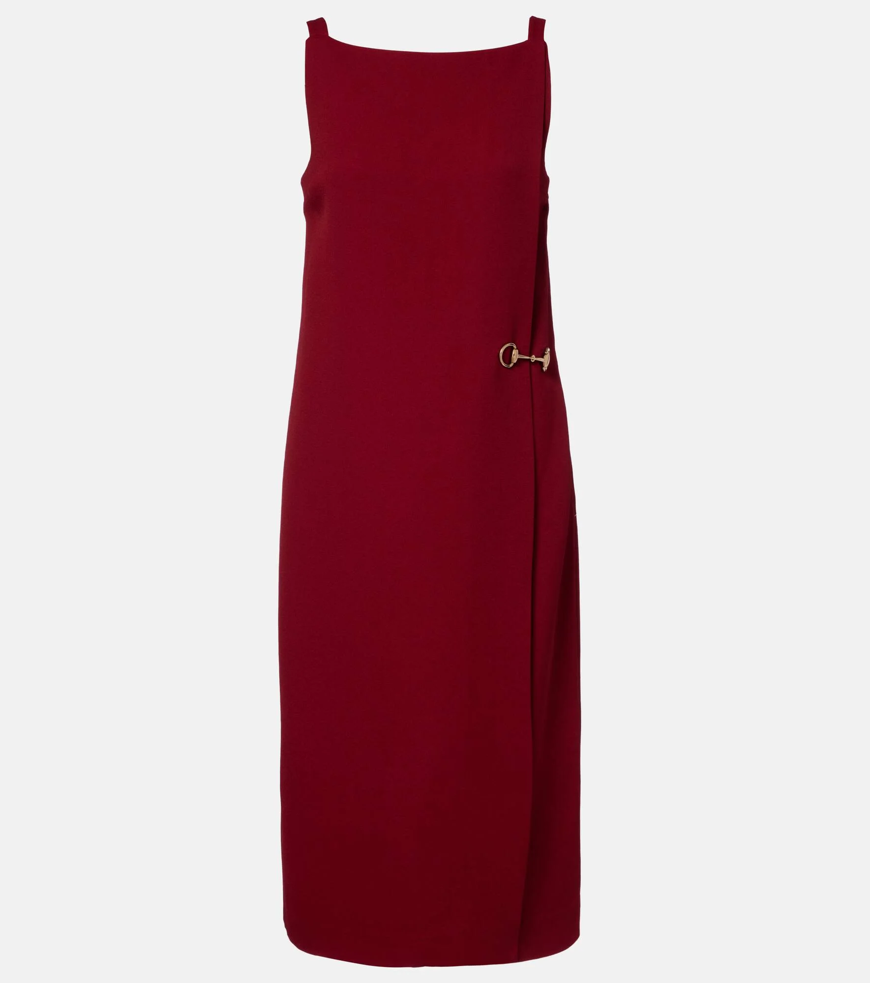 Horsebit sablé midi dress - 1