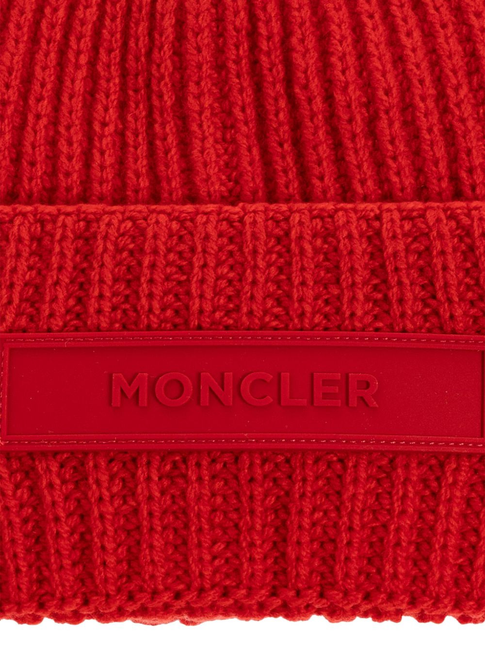 ribbed logo-plaque beanie - 3