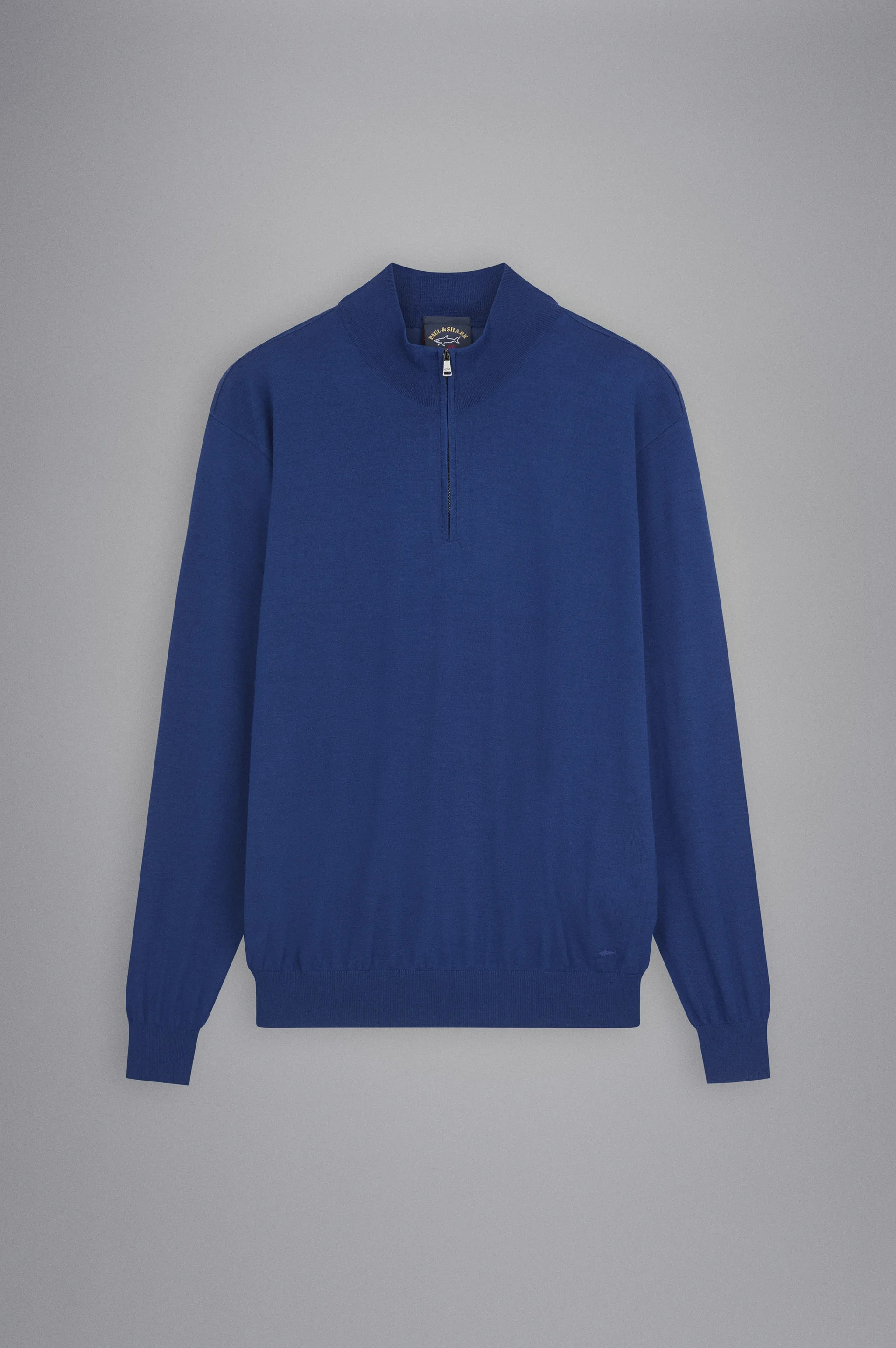 WINTER SUMMER MERINO WOOL EXTRA-FINE HALF ZIP SWEATER - 1