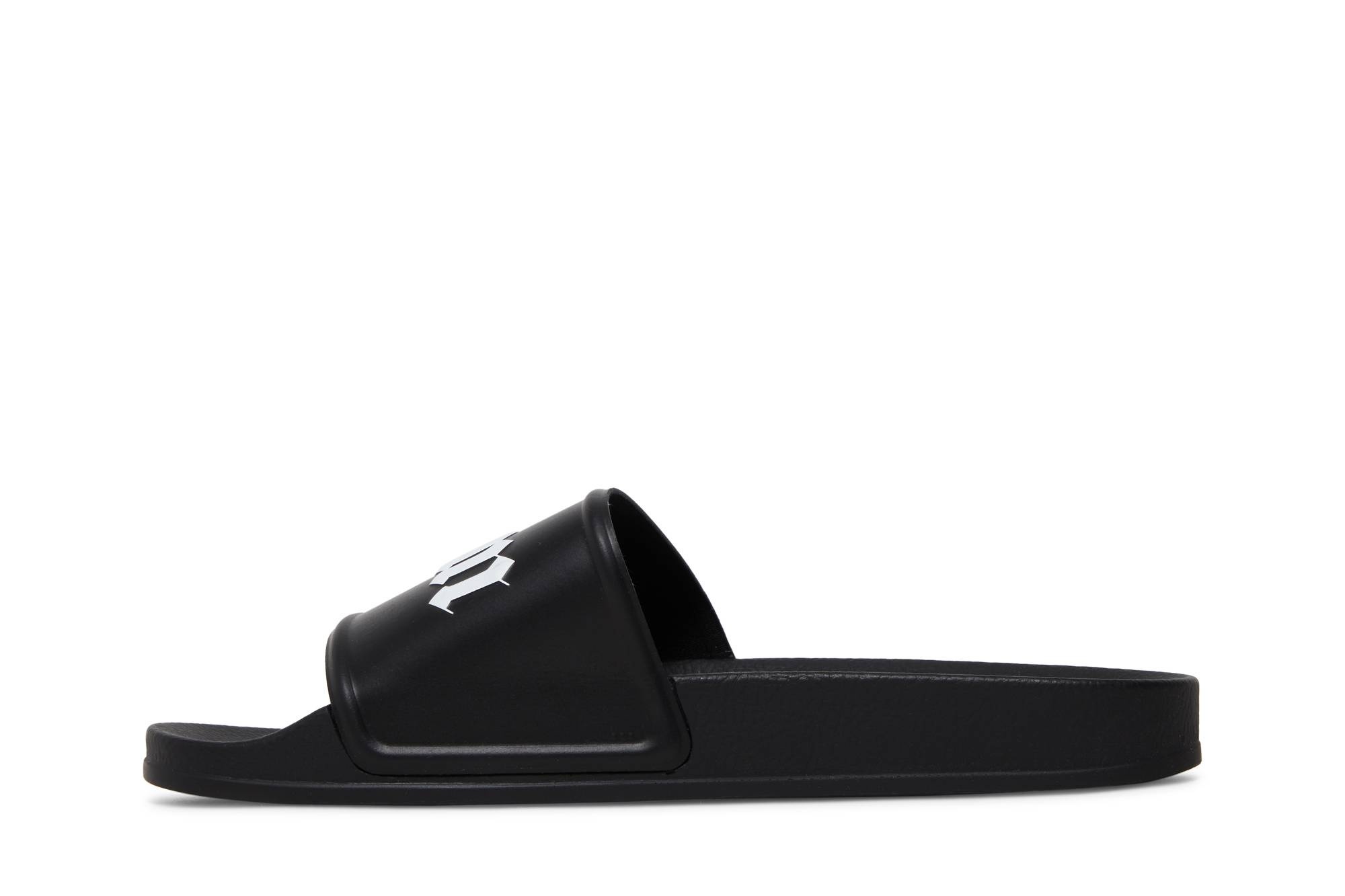 Palm Angels Logo Slide 'Black White' - 3