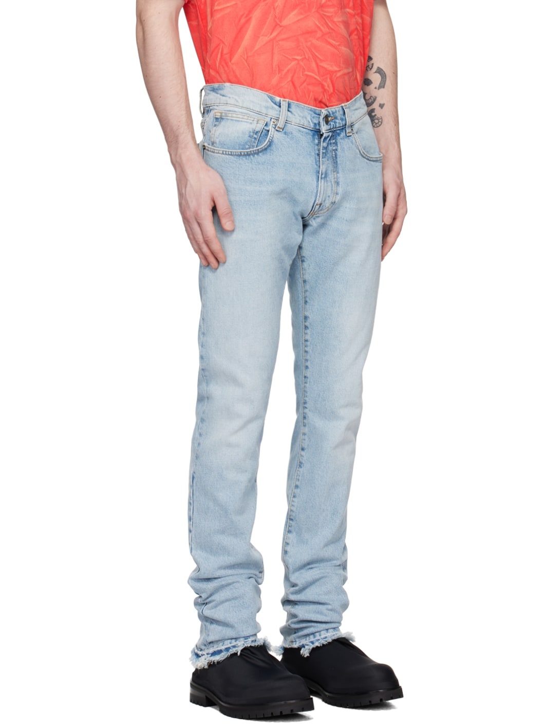 Blue Slim-Fit Jeans - 2