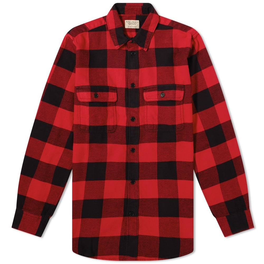 Nudie Gabriel Buffalo Check Overshirt - 1