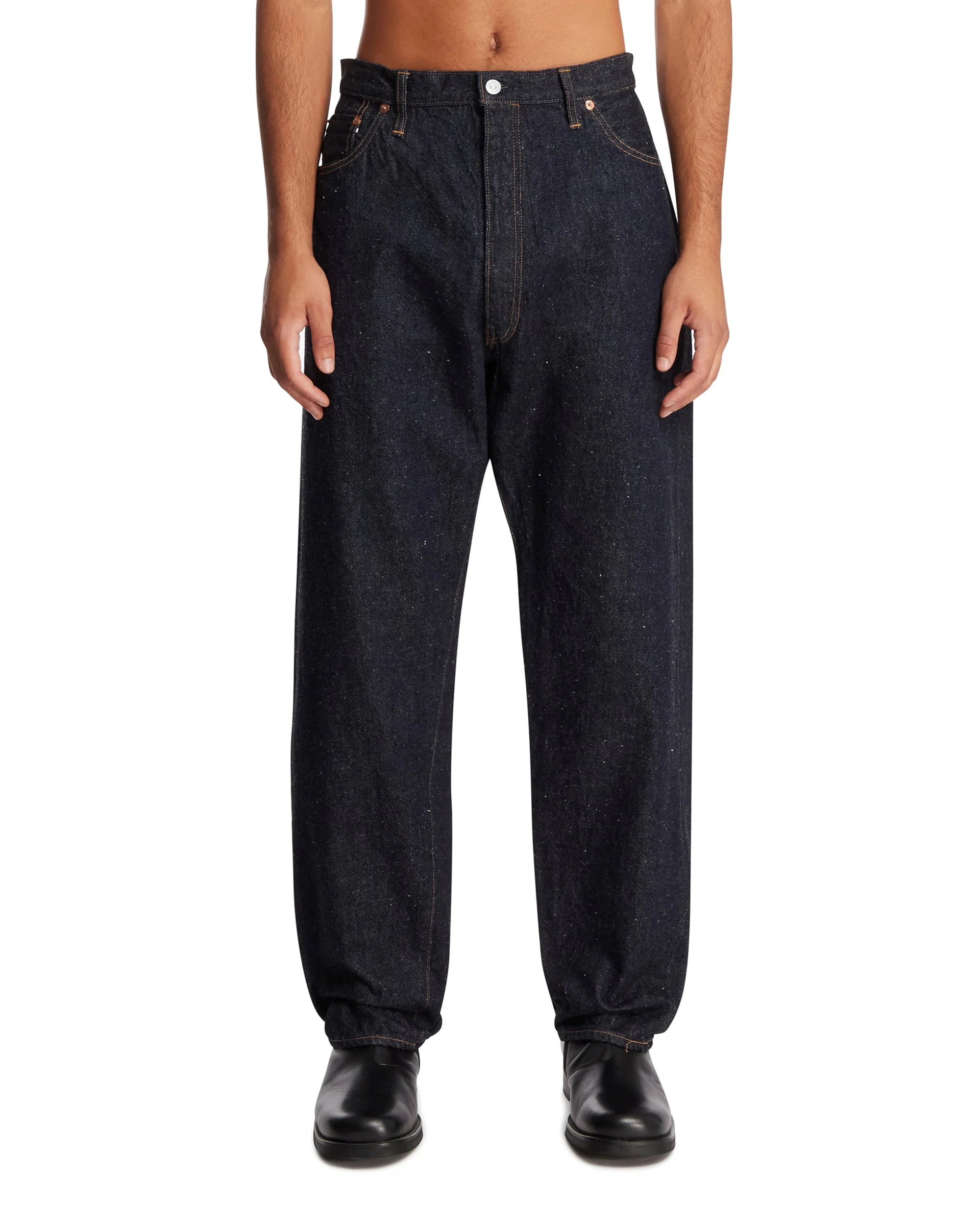 Blue 5P Selvedge Five-Pocket Jeans - 1