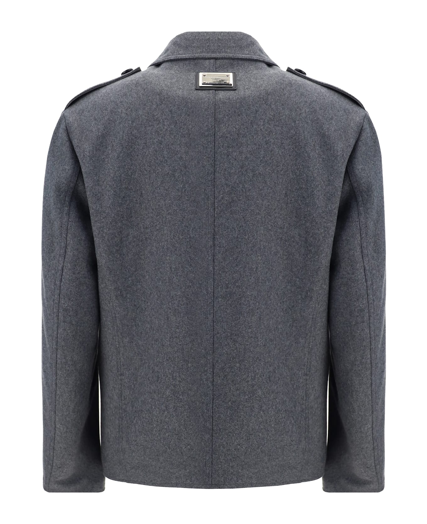Grey Wool Blend Jacket - 2