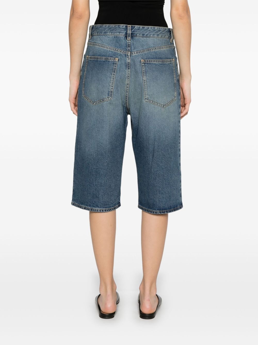 Bermuda shorts with knitted waistband - 4