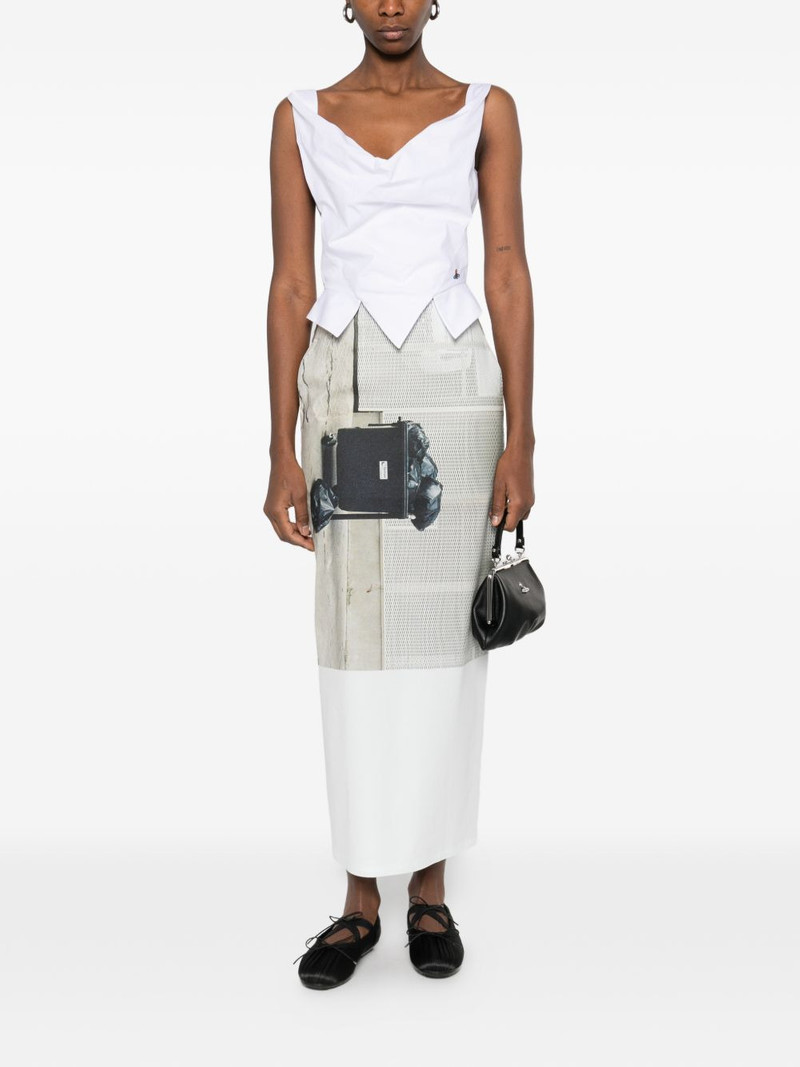 Vivienne Westwood Sunday cowl sleeveless top outlook