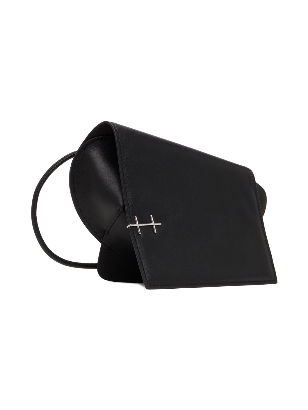 Black Exserted Mini Bag - 2