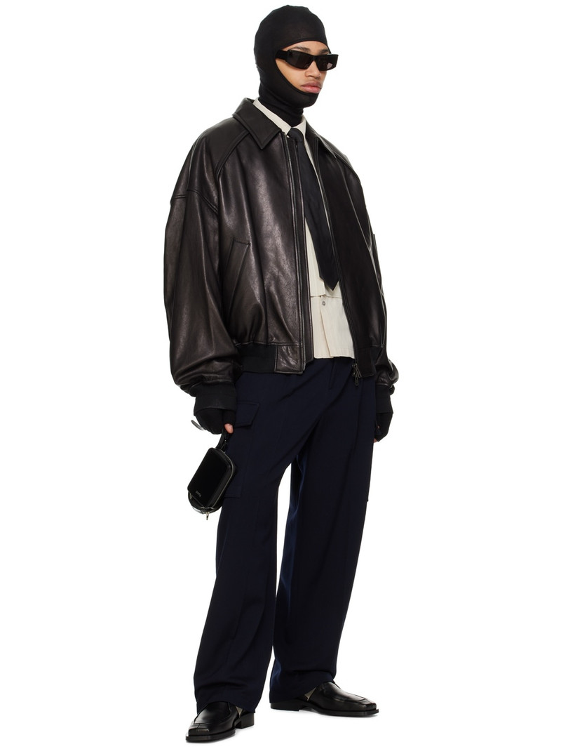 JUUN.J Navy Creased Cargo Pants outlook