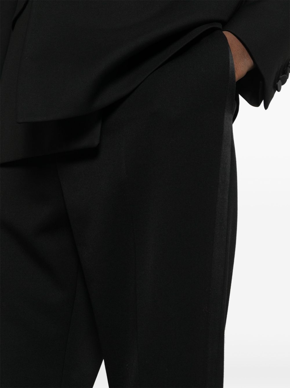 high-waist straight-leg trousers - 5