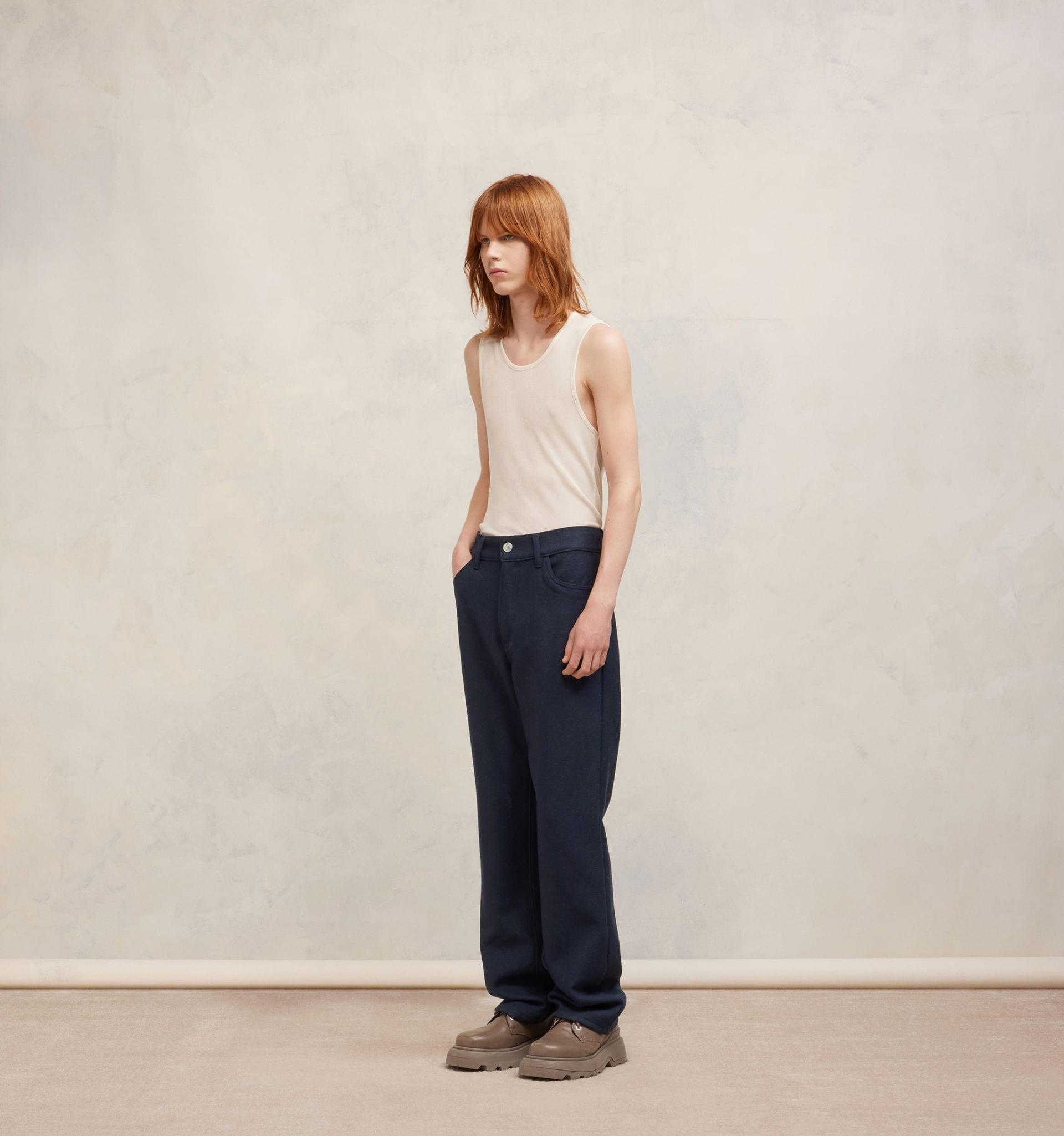 Straight Fit Trousers - 4