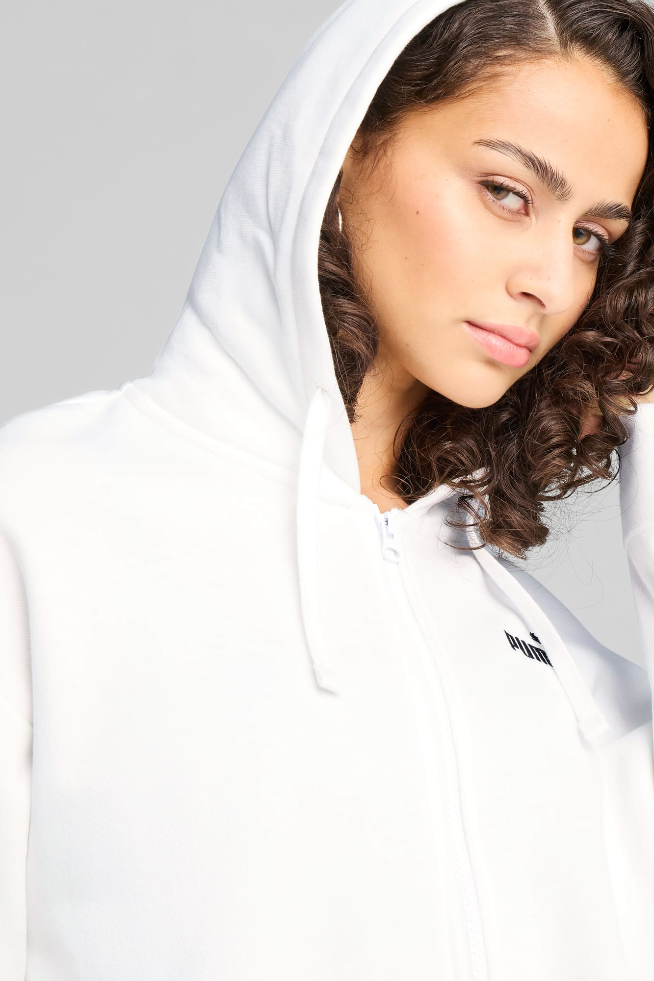 Essentials Small No. 1 Logo Fleece Women's Comfort Full-Zip Hoodie - 4