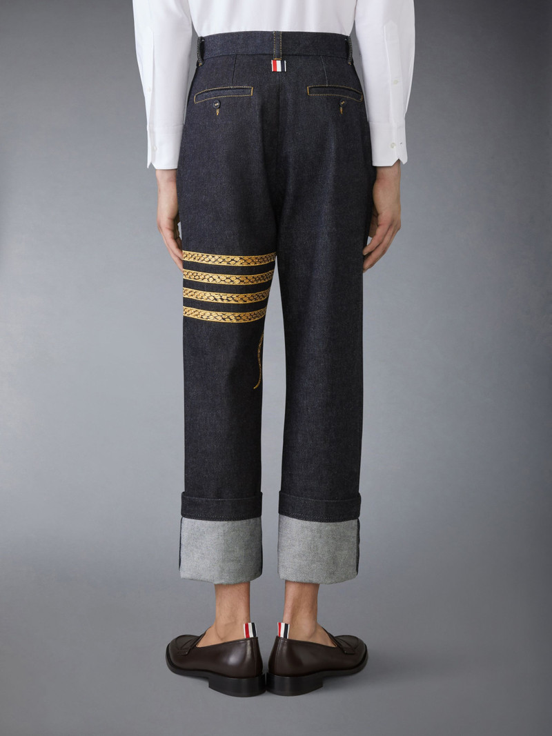Thom Browne LUNAR NEW YEAR STRAIGHT LEG TROUSER outlook