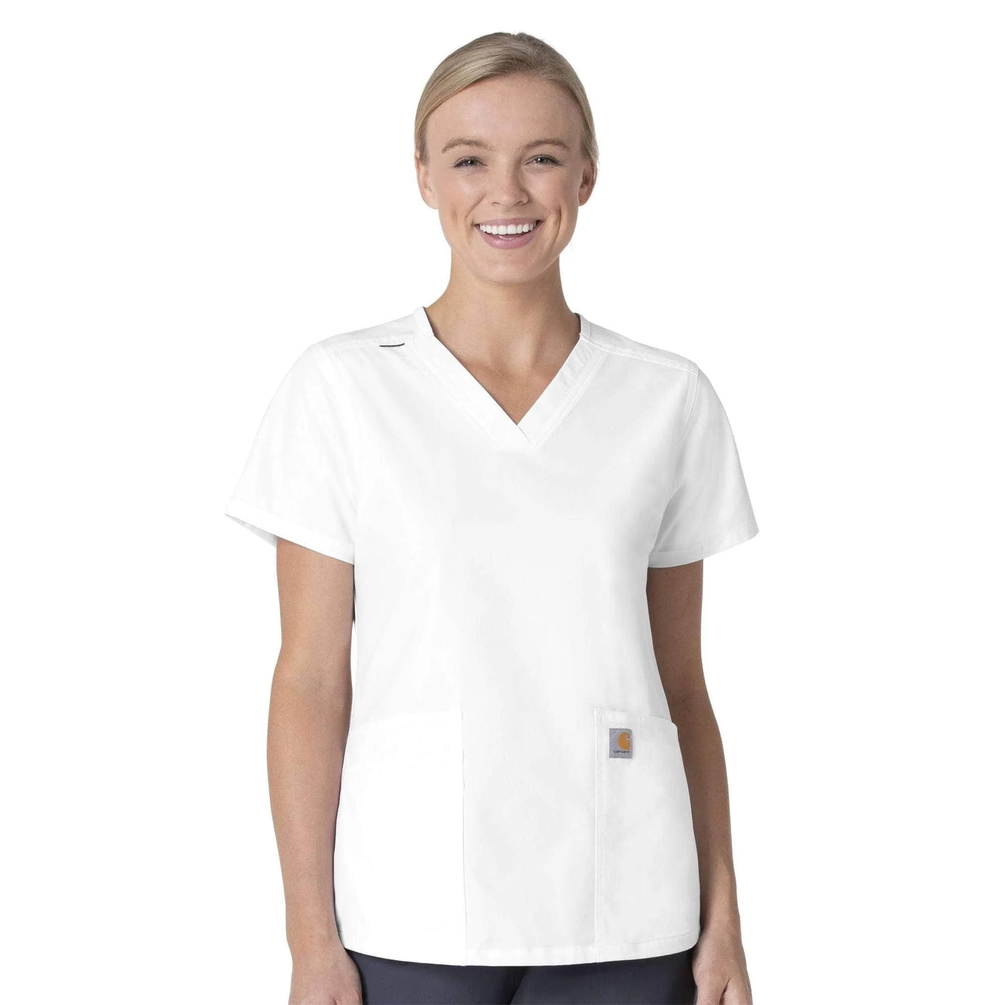 Women's Force Essentials V-Neck Scrub Top - 1