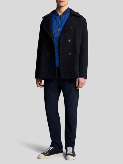 Etro WOOL PEA COAT outlook