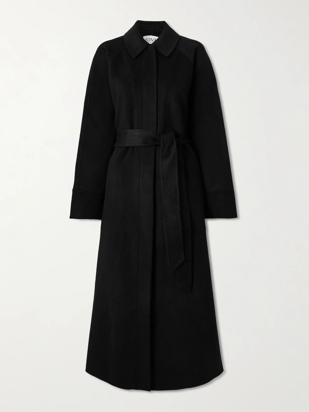 Yoonmi Belted Brushed Wool-blend Coat - 1