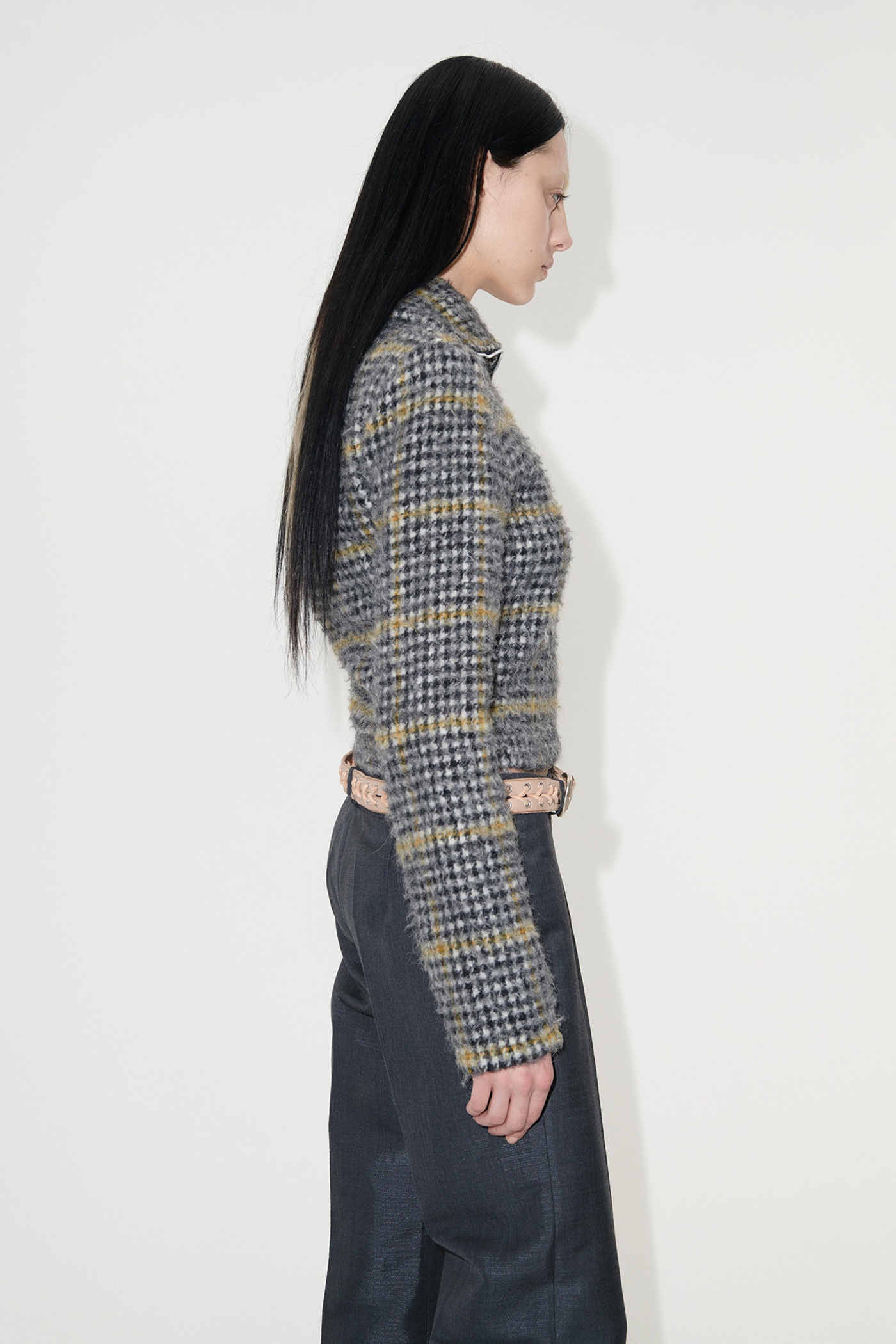 Slim Zip Longsleeve Prenzlauer Houndstooth - 5