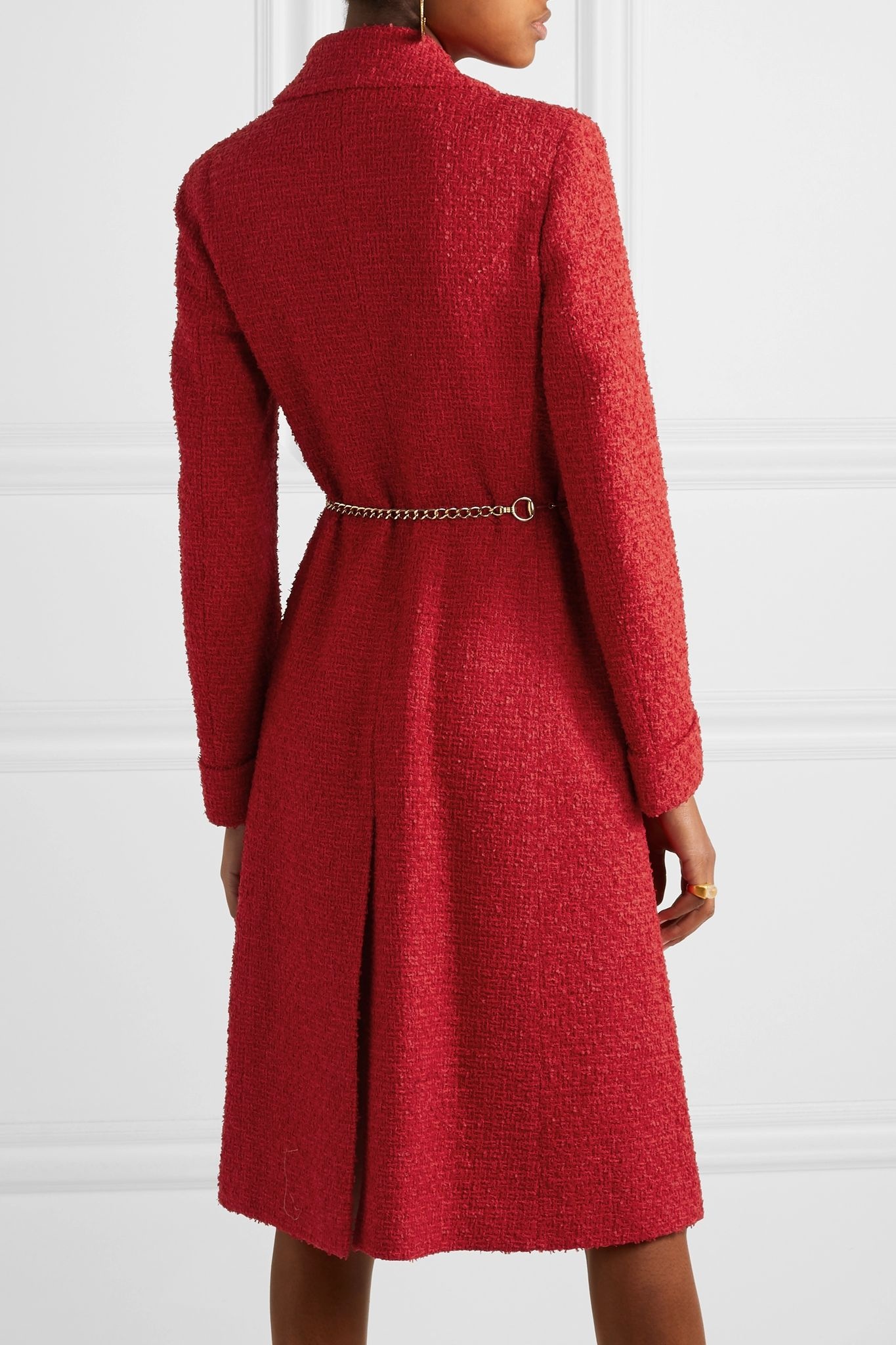 Belted tweed coat - 4