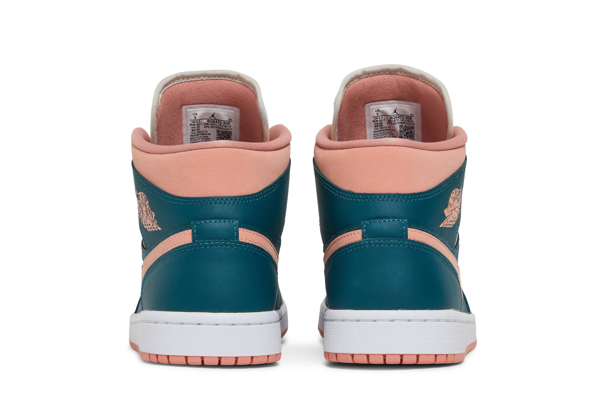 Wmns Air Jordan 1 Mid 'Dark Teal Green' - 6