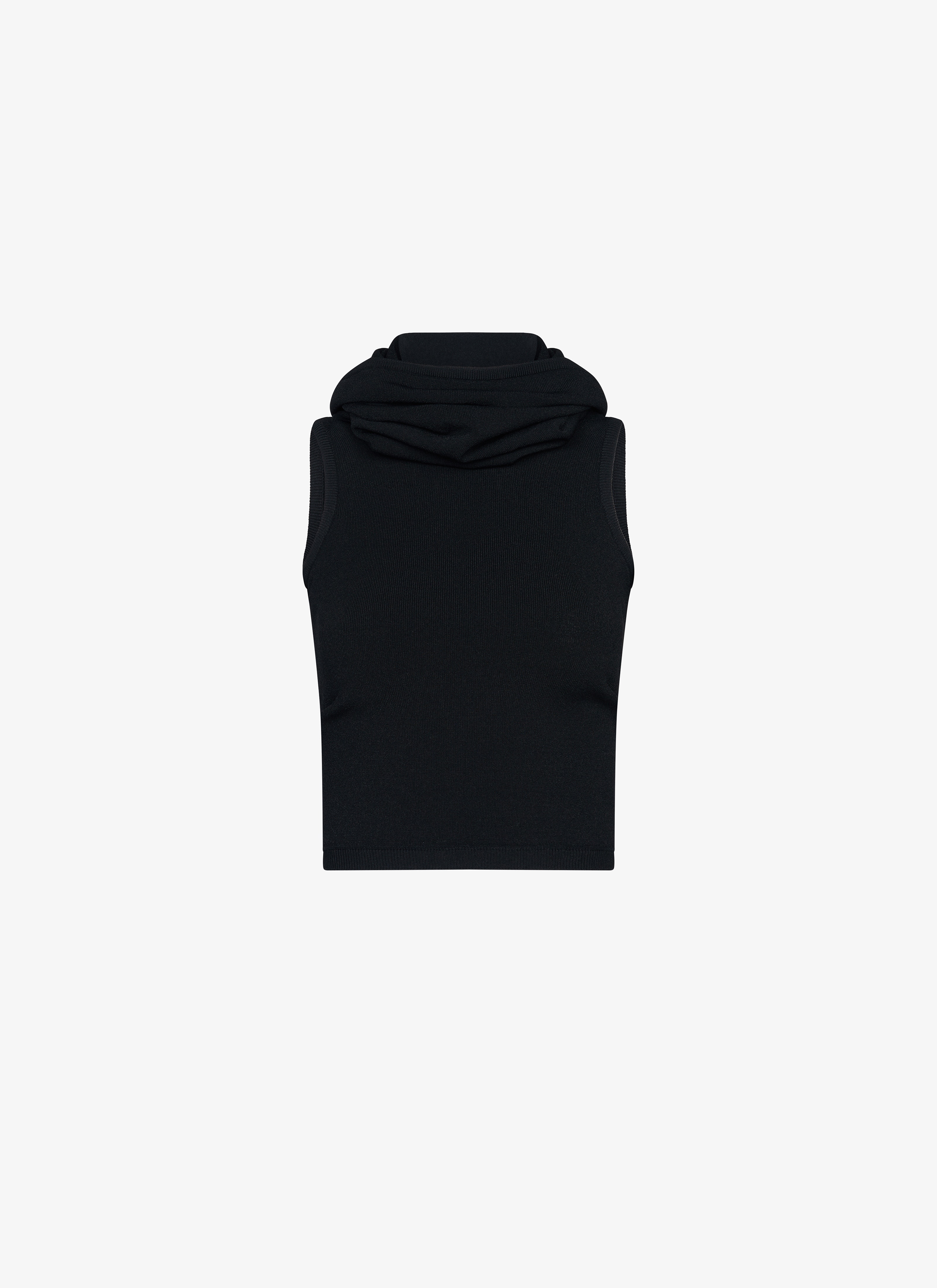 CROP HOODED TOP - 1