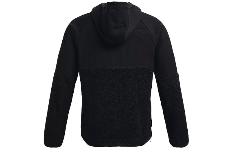 Under Armour Under Armour Mission Boucle Anorak Hoodie 'Black' 1366094-001 outlook